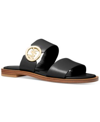 michael kors flat sandals at macy's