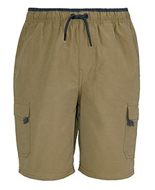 Big Boys Stone Dale Peached Pull On Cargo Shorts