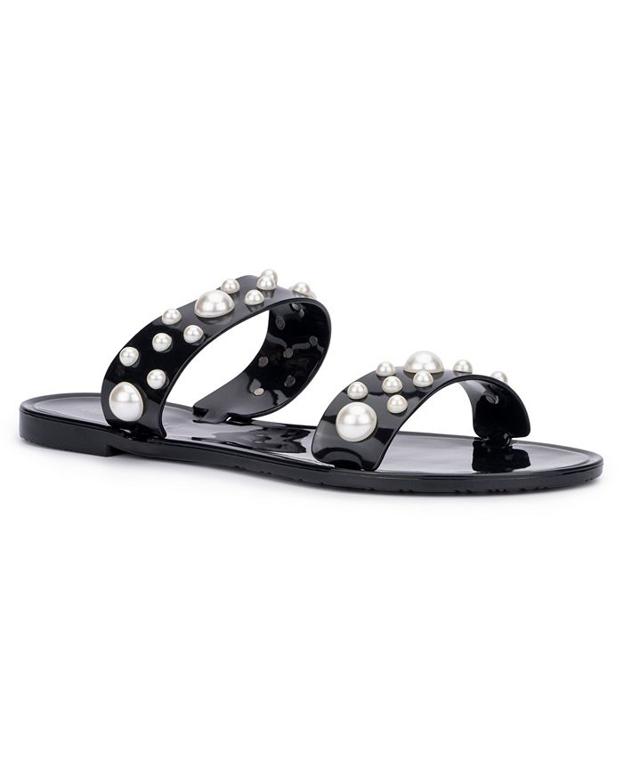 Olivia Miller Women's Margarite Jelly Slide Sandals - Macy's