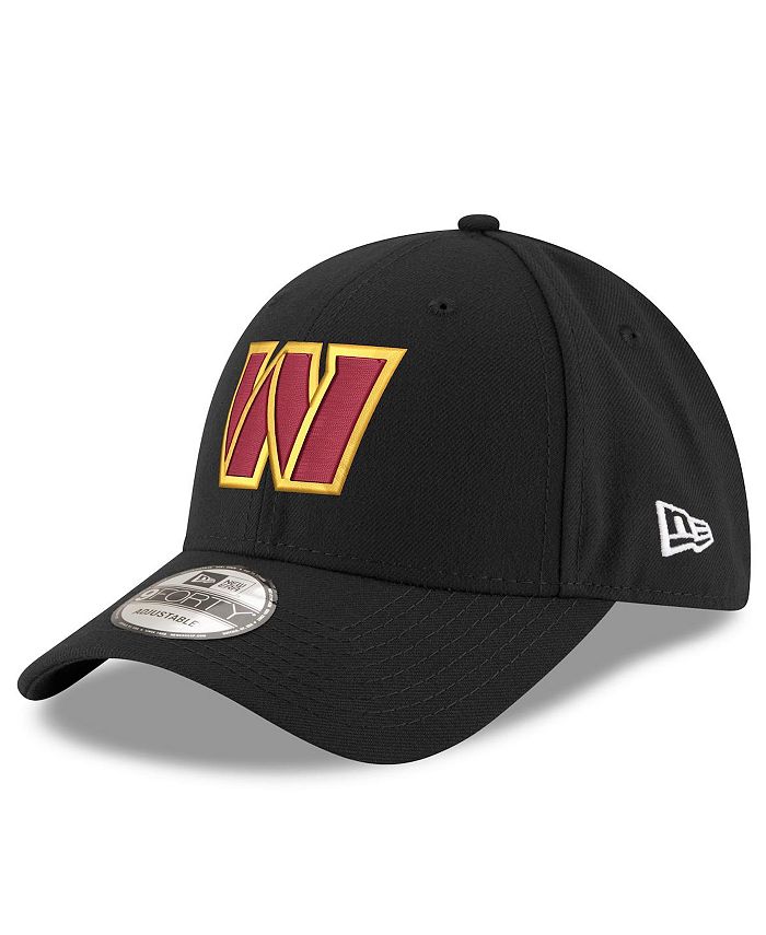 New Era Men's Black Washington Commanders 9Forty Adjustable Hat - Macy's