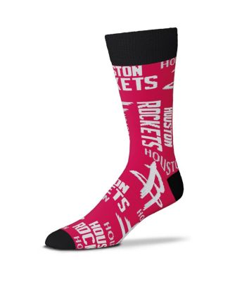 Men's For Bare Feet Houston Rockets Wall To Wall Crew Socks - Macy's