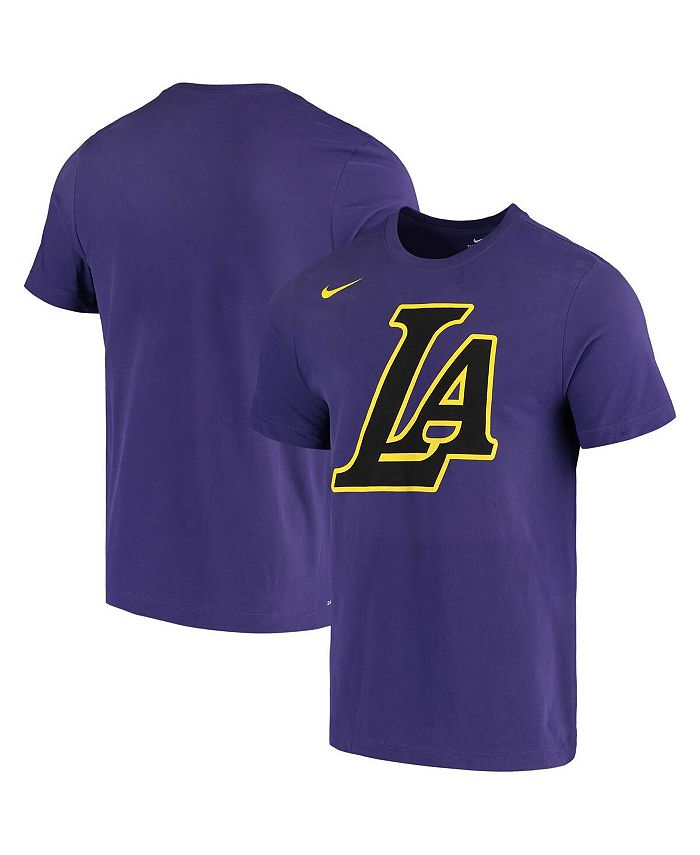 Nike Men's Purple Los Angeles Lakers City Edition Performance T-shirt ...