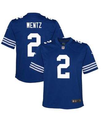 Men's Indianapolis Colts Carson Wentz Nike Royal Alternate Game