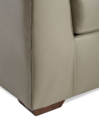 Macy's Cheriel 39" Leather Chair, Created For Macy's & Reviews ...