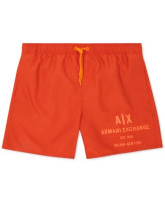 A|X Armani Exchange - Men's Drawstring Logo Swim Shorts