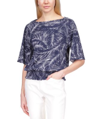 Michael Kors - Palm-Print Kimono Top
