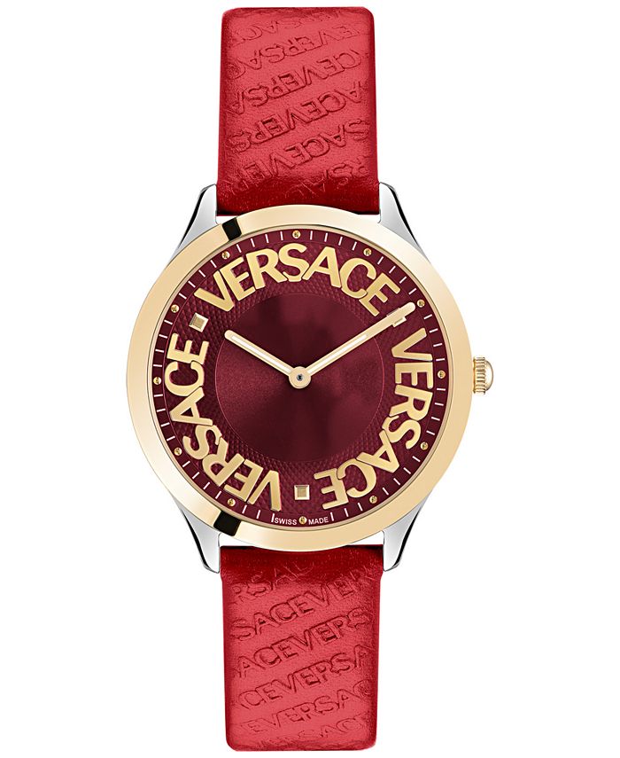 Versace watch red new arrivals