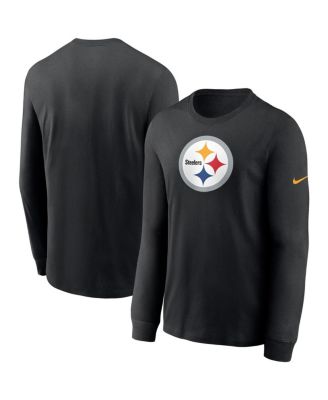 Nike Men's Black Pittsburgh Steelers Primary Logo Long Sleeve T