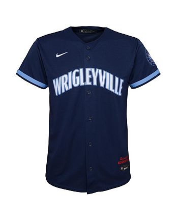 Preschool Nike Navy Chicago Cubs MLB City Connect Replica Team Jersey