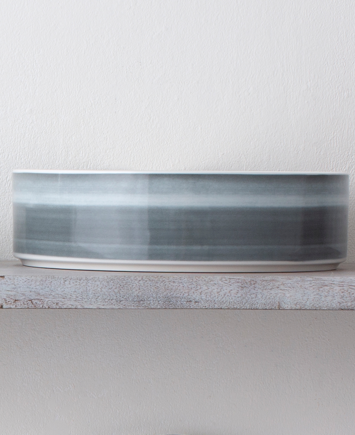 Noritake Colorstax Ombre Stax 10" Serving Bowl In Gray