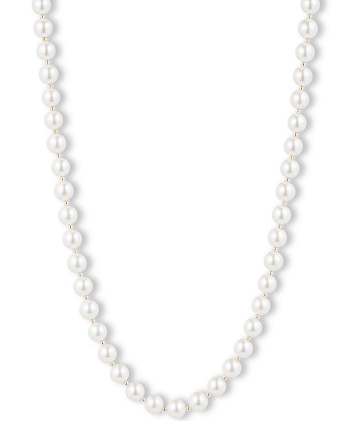 Anne Klein - Blanc Faux Pearl Collar Necklace