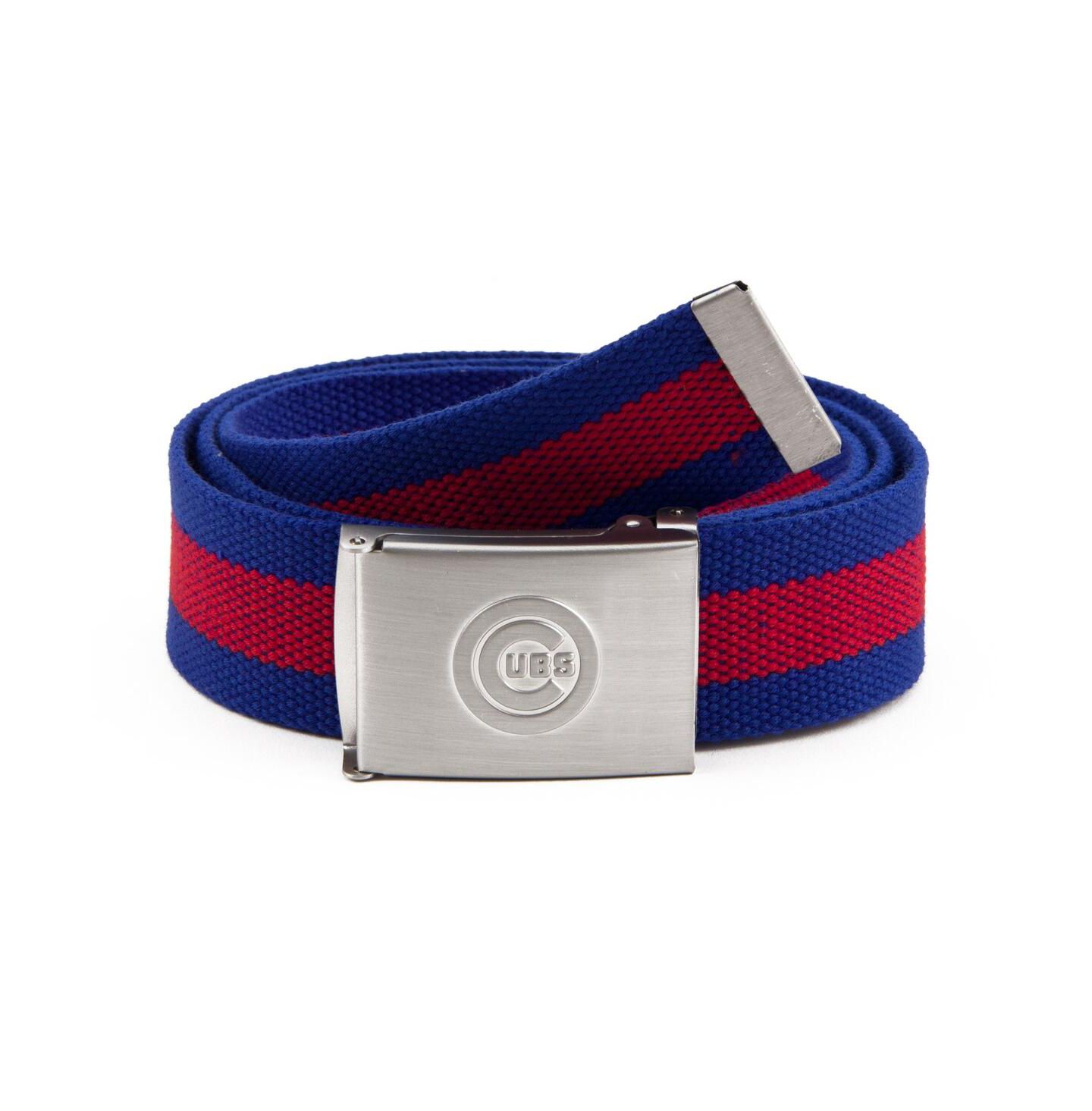 Мужской ремень Eagles Wings Chicago Cubs Fabric Belt — фото 1