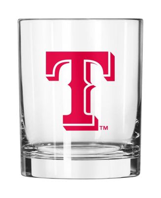 Logo Brands Texas Rangers 14 oz Game Day Rocks Glass - Macy's