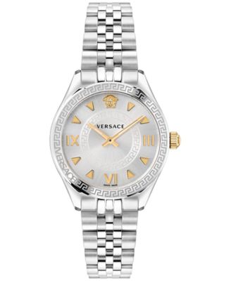 Versace - Women's Swiss Hellenyium Stainless Steel Bracelet Watch 36mm