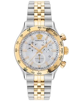 macy's versace men's watch