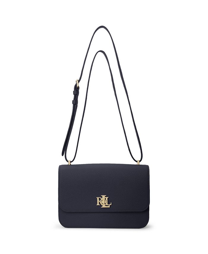 Buy Ralph Lauren Black Solid Leather Handbag Online - 576842 | The  Collective
