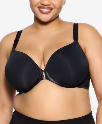 Women's Body Soft Smoothing Front Close T-Shirt Bra