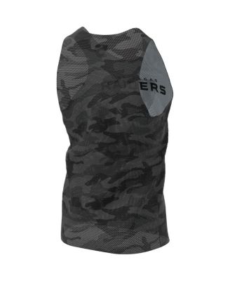 Men's Black, Gray Las Vegas Raiders Reversible Mesh Tank Top