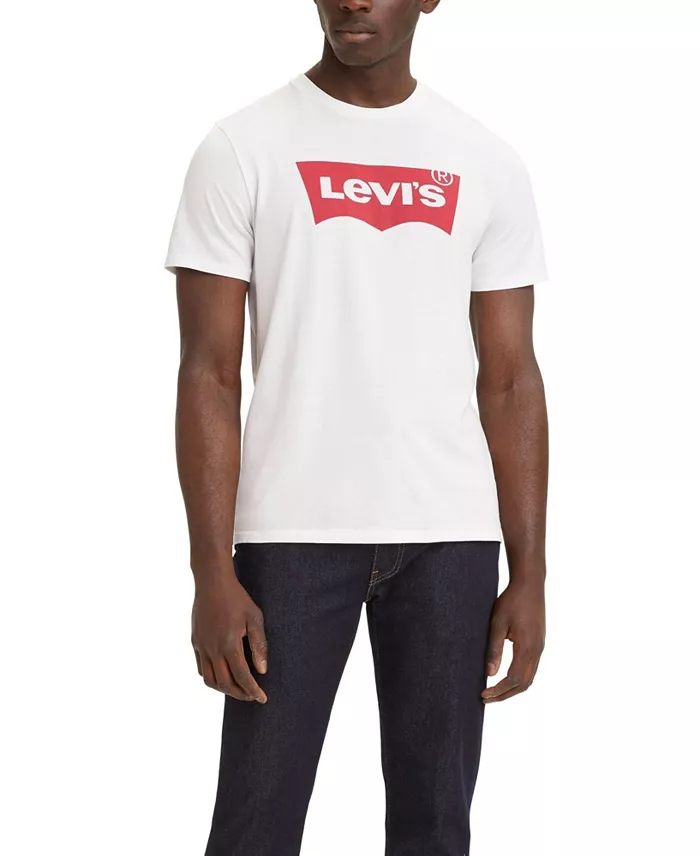 Men's Graphic Logo Batwing Short-Sleeve T-shirt