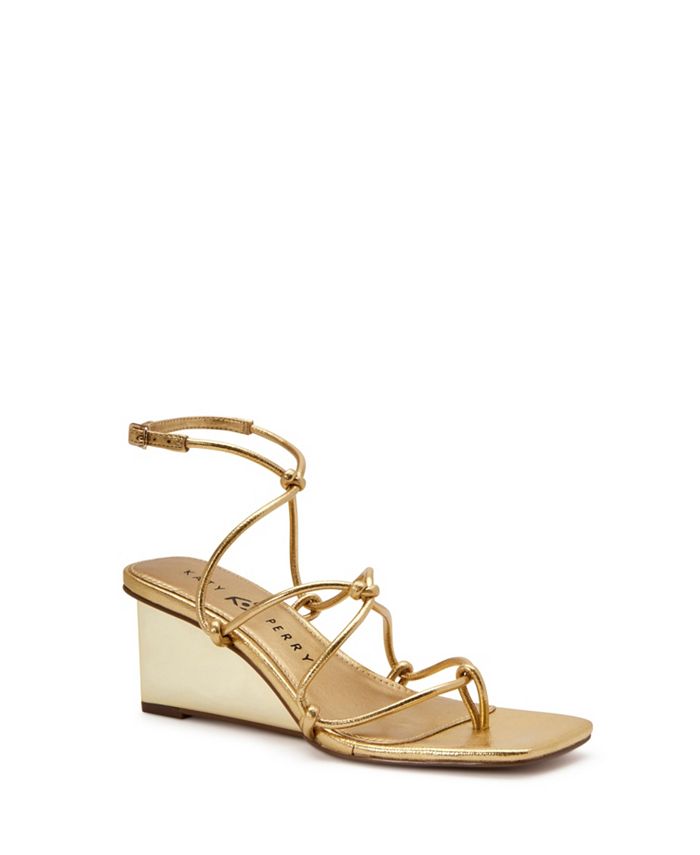 Katy Perry Women's The Irisia Knotted Strappy Wedge Sandals - Macy's