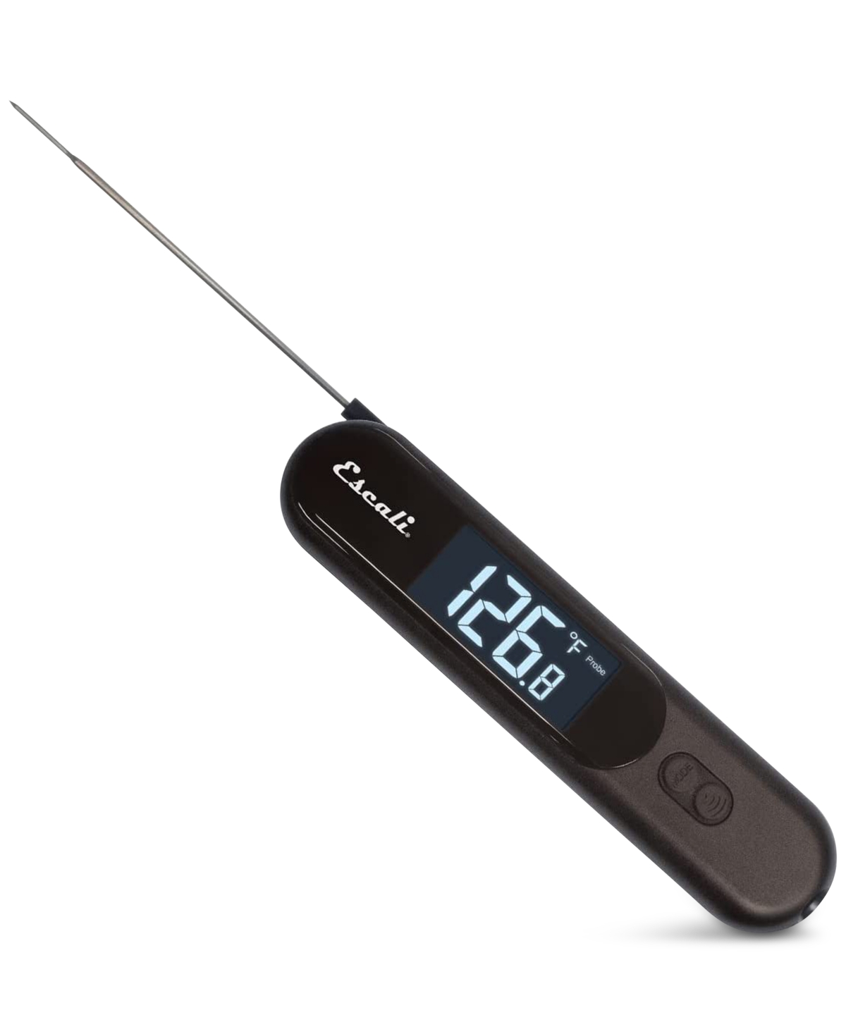 Escali Infrared Surface & Probe Digital Thermometer In Black