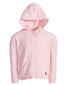 Toddler & Little Girls Mesh Accent Zip Hoodie, Created for Macy's