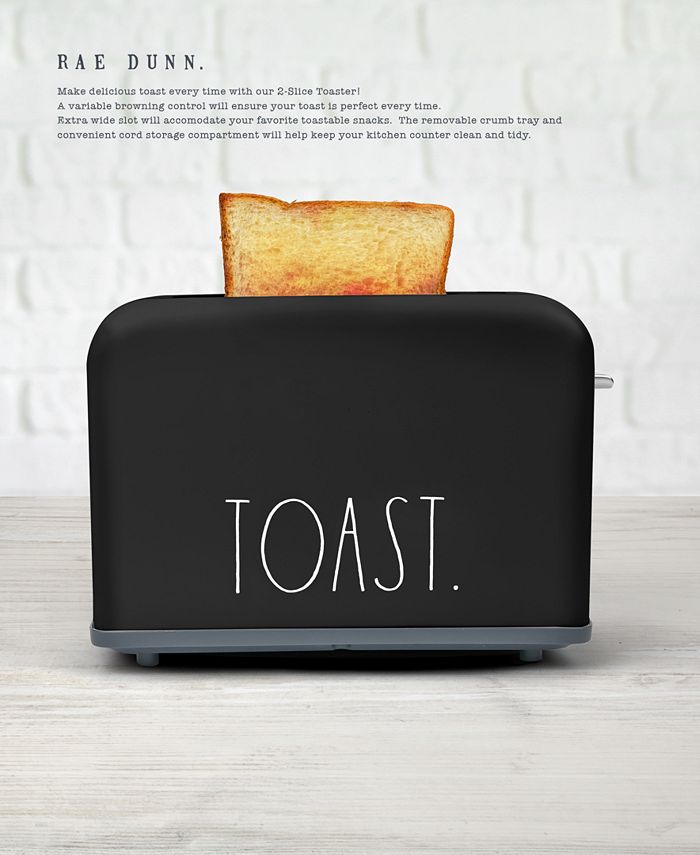 Rae Dunn RDTT03 2Slice Toaster Macy's