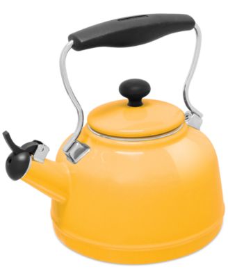 chantal orange tea kettle