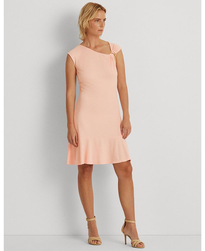 Lauren Ralph Lauren Asymmetrical Jersey Dress & Reviews - Dresses - Women -  Macy's