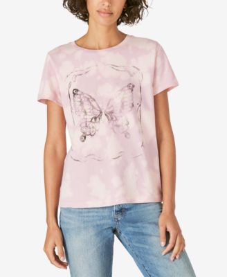 Lucky Brand Butterfly Cotton T-Shirt 