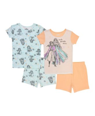 Photo 1 of SIZE 8 Frozen Big Girls Pajamas, 4 Piece Set