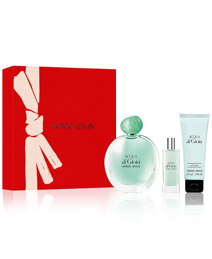 Giorgio Armani 3-Pc. Acqua di Gioia Eau de Parfum Gift Set & Reviews -  Perfume - Beauty - Macy's