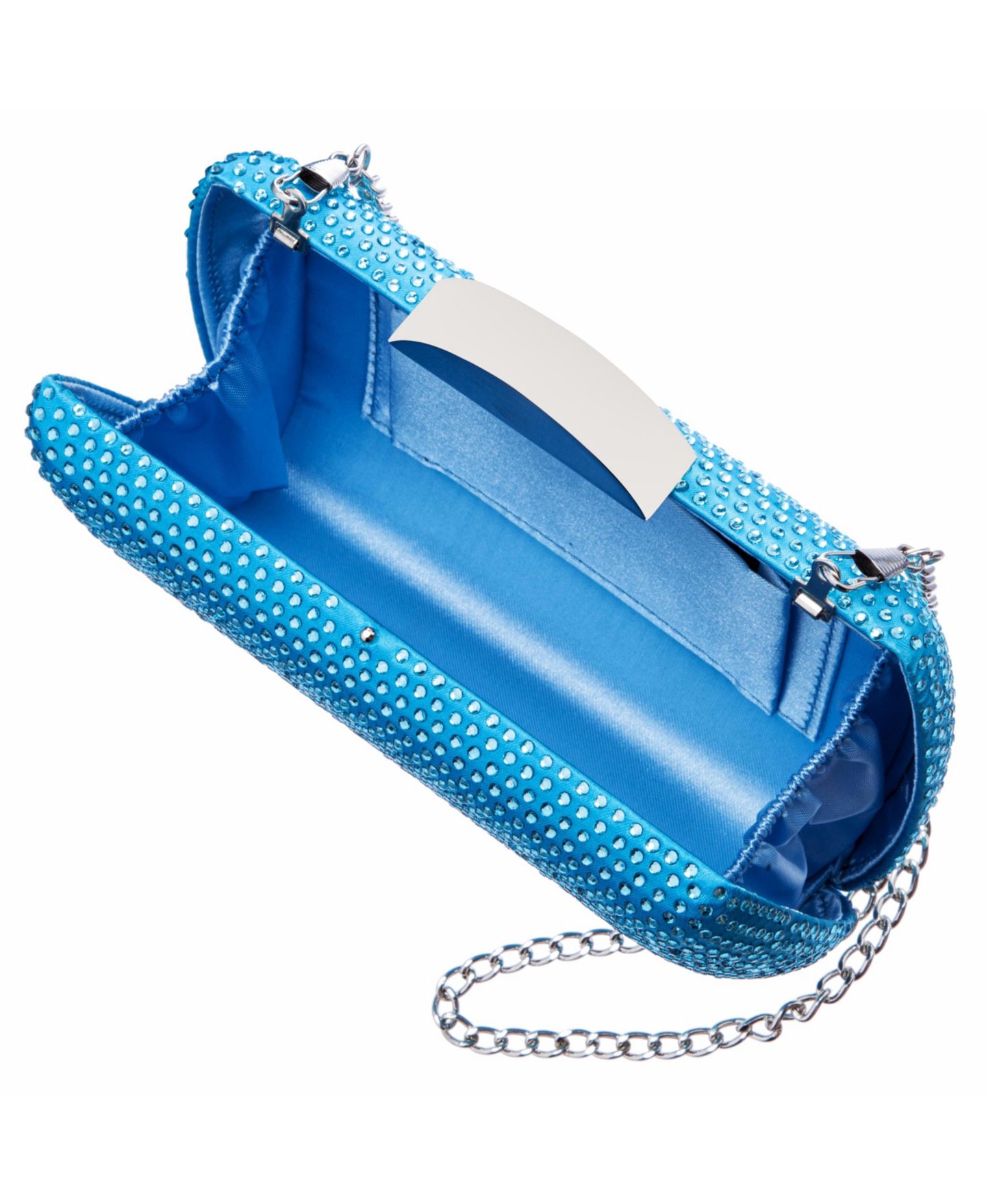 Женские клатчи Nina Crystal Minaudiere, цвет: Синий, вариант 1 — фото 4