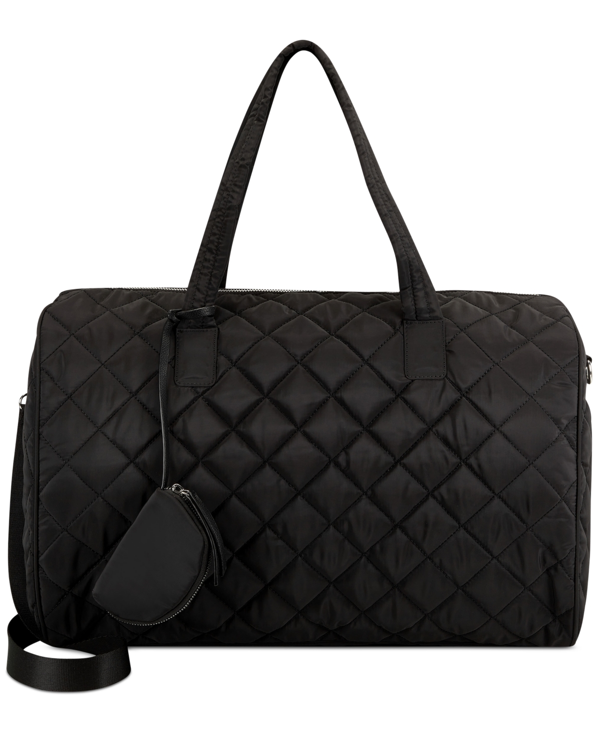Inc International Concepts Breeah Quilted Weekender, Created For Macy's In Black