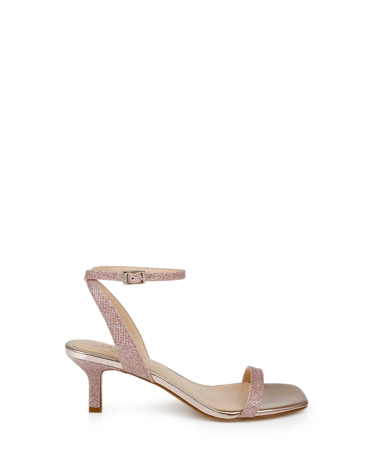 Jewel Badgley Mischka Women's Charisma Ii Kitten Heel Evening Sandals