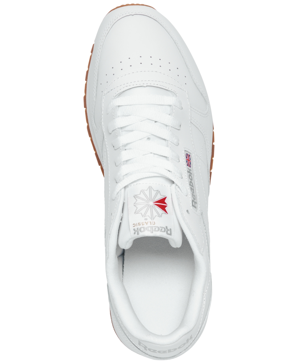 Reebok Men's Classic Leather Casual Sneakers from Finish Line - Pure Gray