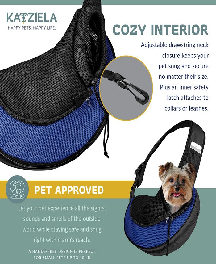 Katziela Expandable Pet Carrier Sling Bag & Reviews - Travel ...