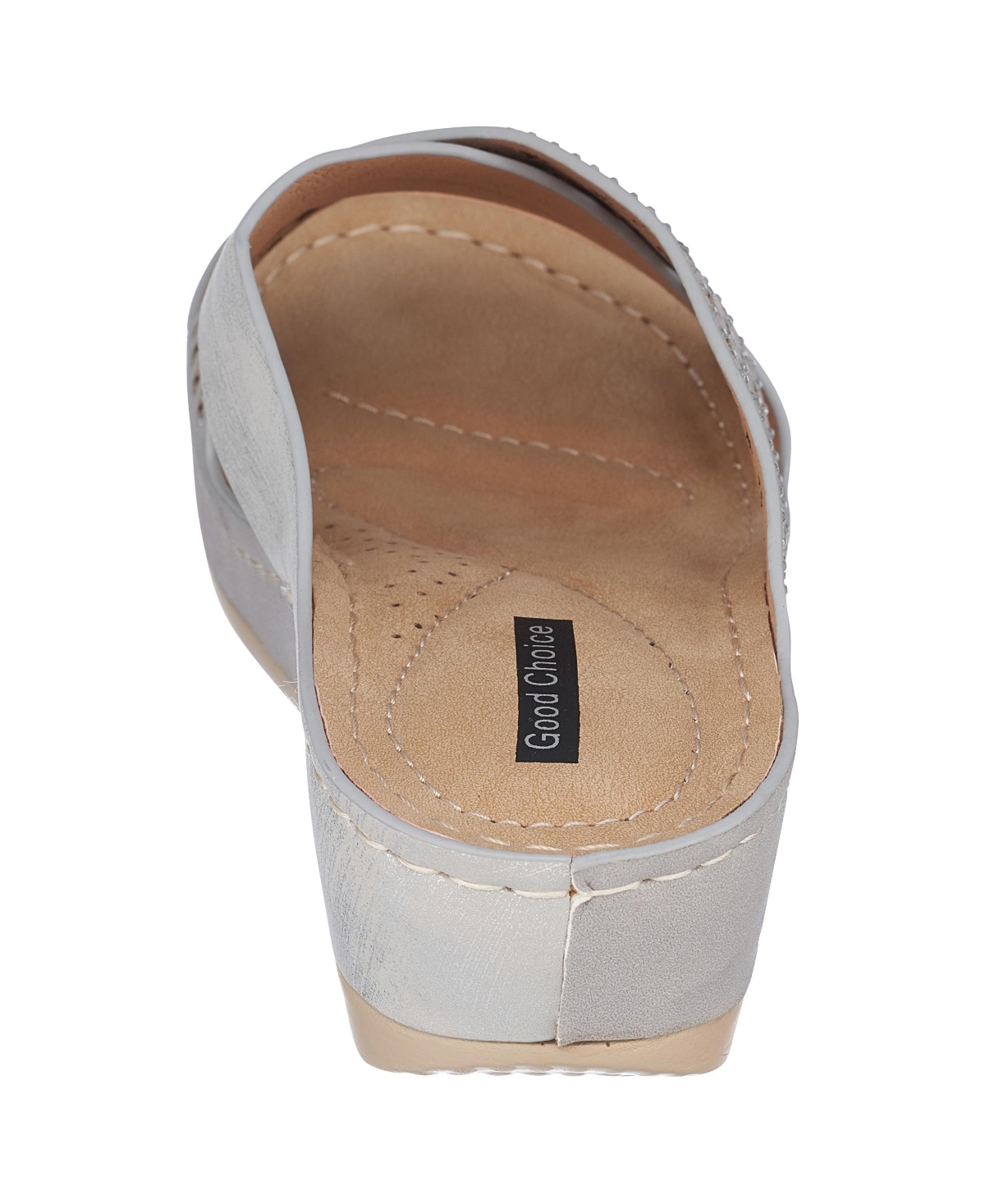Gc Shoes Women's Isabella Wedge Sandals - Silver-Tone