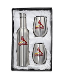 St. Louis Cardinals 28 oz Stainless Steel Bottle and 12 oz Tumblers Set