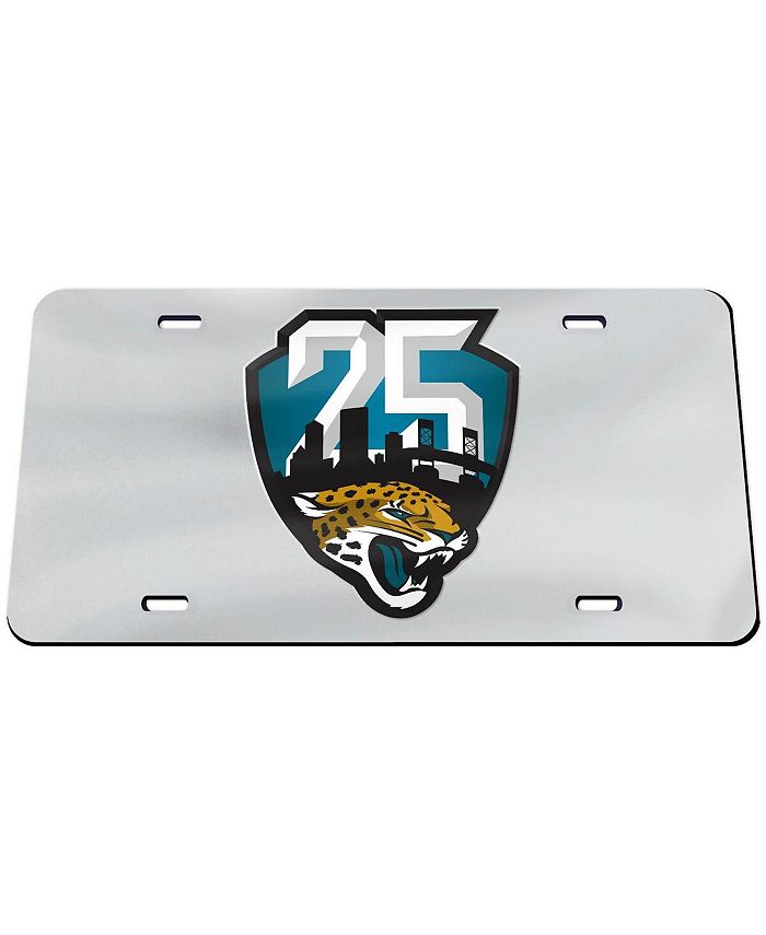 Wincraft Jacksonville Jaguars 25Th Season LaserCut License Plate Macy's