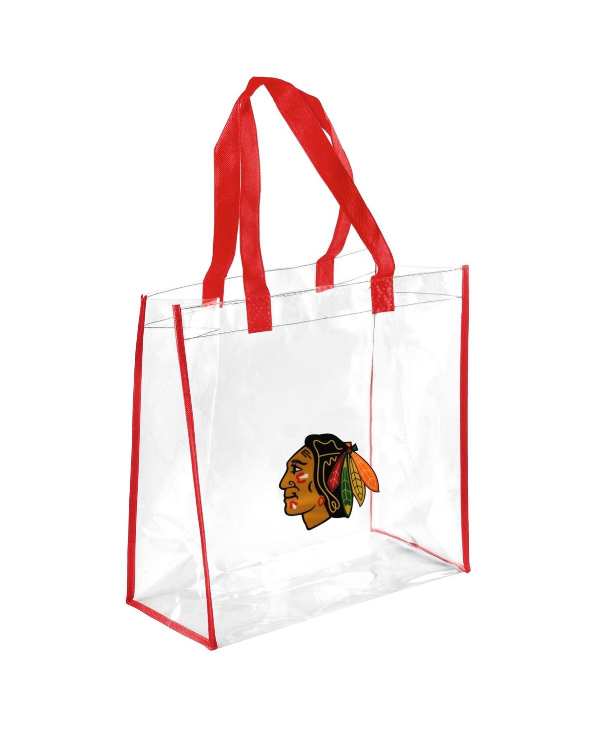 Women's Chicago Blackhawks Clear Tote Bag - Red