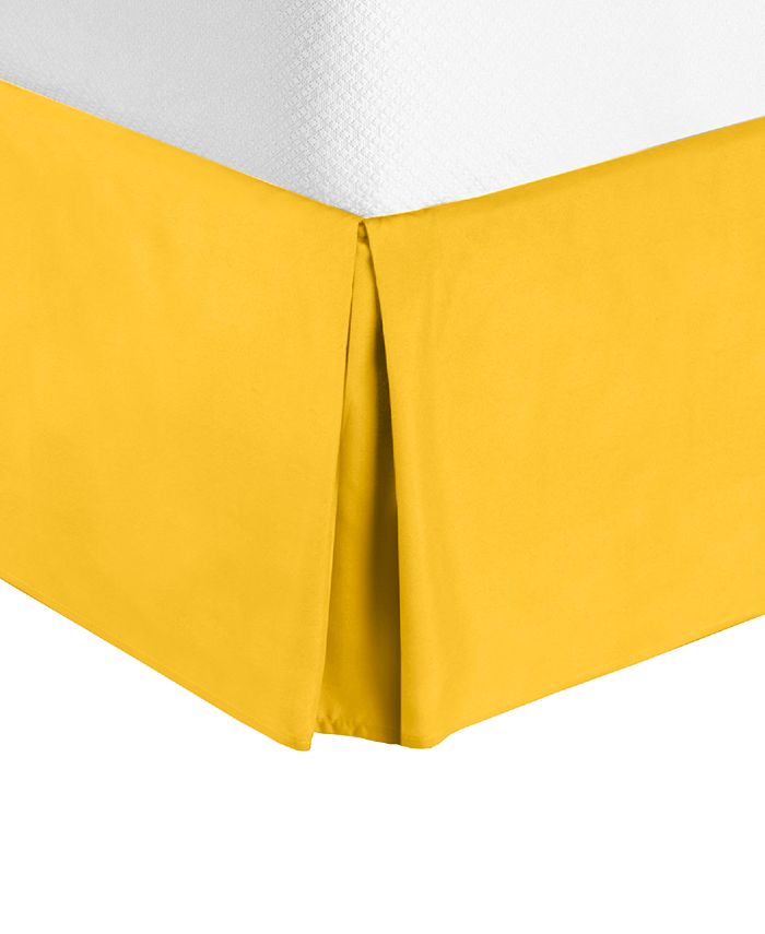 Misty Rose Luxury Pleated Tailored Bed Skirt 14” Drop Dust Ruffle Full XL 