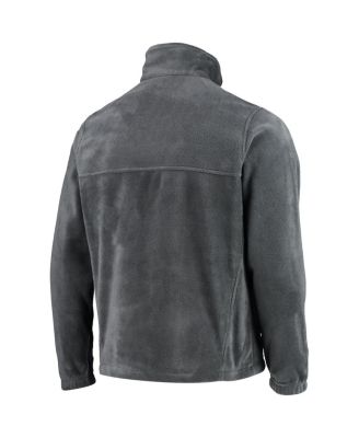 Men's Brooklyn Nets Heathered Charcoal Flanker Full-Zip Jacket