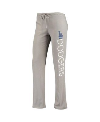 Women's Gray, Royal Los Angeles Dodgers Meter Muscle Tank Top and Pants Sleep Set
