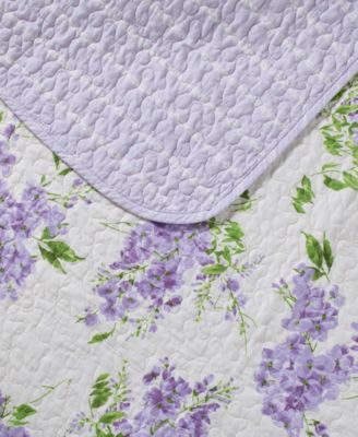 Laura Ashley Keighley Cotton Reversible 3 Piece Quilt Set, King