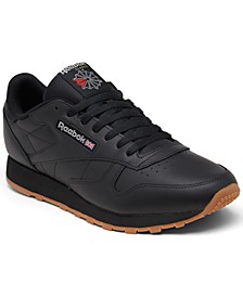 Men's Classic Leather Casual Sneakers from Finish Line