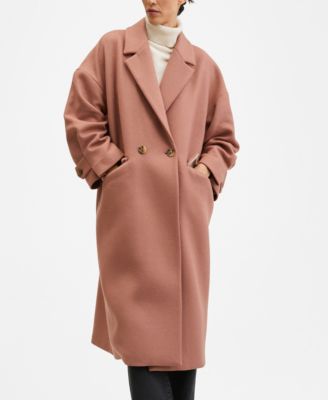 mango oversized wool coat