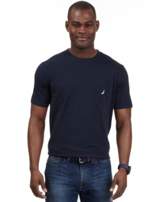 Men's Classic-Fit Solid Crew-Neck Pocket T-Shirt
