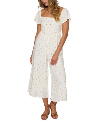 O'Neill - Juniors' Lanai Floral-Print Jumpsuit