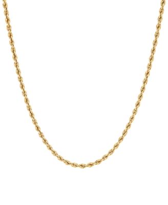 Macy's - Glitter Rope Link 16" Chain Necklace in 10k Gold